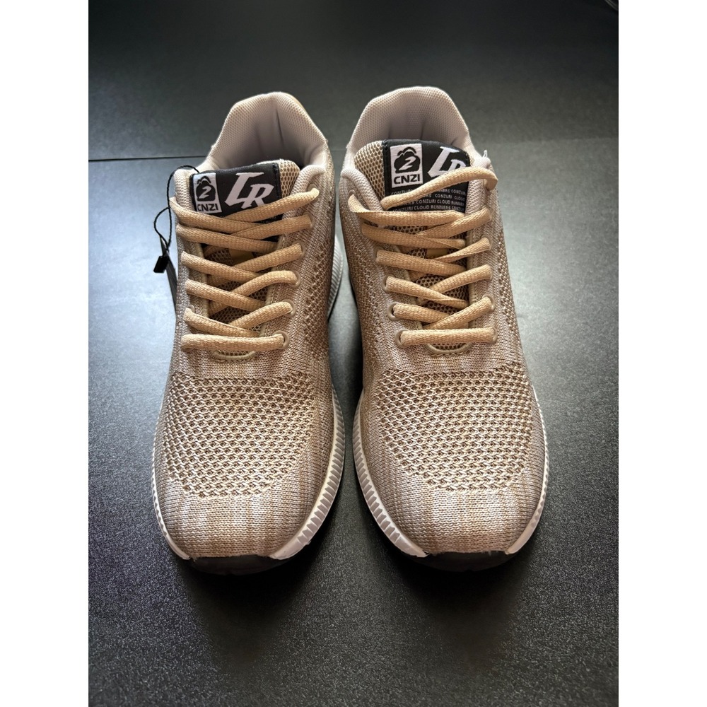 Conzuri Women's Cloud Runners Size 5 NWT Height Lifters‎ tan unisex